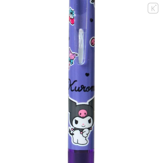 Japan Sanrio FriXion Ball Knock Erasable Gel Pen Set - Kuromi - 4