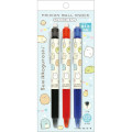 Japan San-X FriXion Ball Knock Erasable Gel Pen Set - Sumikko Gurashi : Crane Game Color - 1