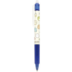 Japan San-X FriXion Ball Knock Erasable Gel Pen - Sumikko Gurashi : Crane Game Blue