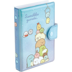 Japan San-X 6 Hole Sticker Binder - Sumikko Gurashi : Crane Game Blue