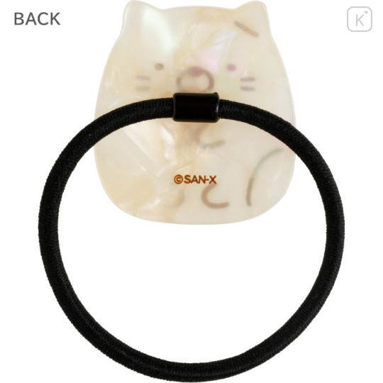 Japan San-X Pearl Acrylic Mascot Hair Tie - Sumikko Gurashi : Penguin Lagoon Neko - 3