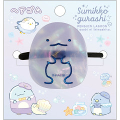 Japan San-X Pearl Acrylic Mascot Hair Tie - Sumikko Gurashi : Penguin Lagoon Tokage