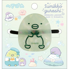 Japan San-X Pearl Acrylic Mascot Hair Tie - Sumikko Gurashi : Penguin Lagoon Penguin?