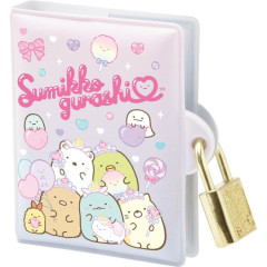 Japan San-X Secret Notepad with Lock - Sumikko Gurashi : Candy Balloon Party