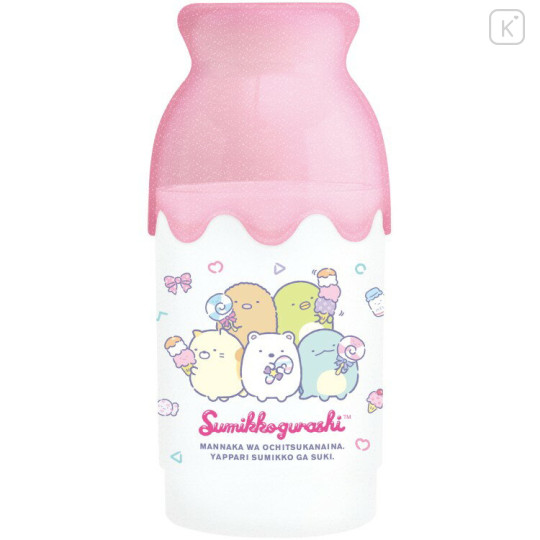 Japan San-X Toothbrush Set - Sumikko Gurashi : Pink Milk bottle - 2