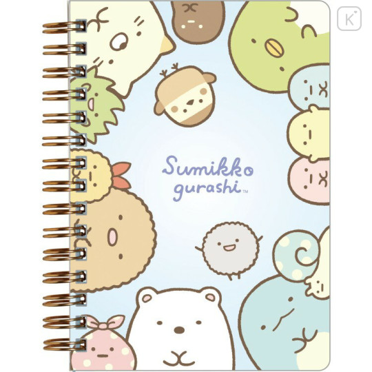 Japan San-X Sticker Notebook - Sumikko Gurashi : Light Blue - 1