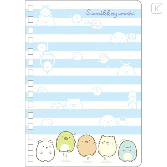 Japan San-X Sticker Notebook - Sumikko Gurashi : Light Blue - 2