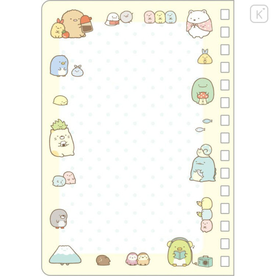 Japan San-X Sticker Notebook - Sumikko Gurashi : Light Blue - 3