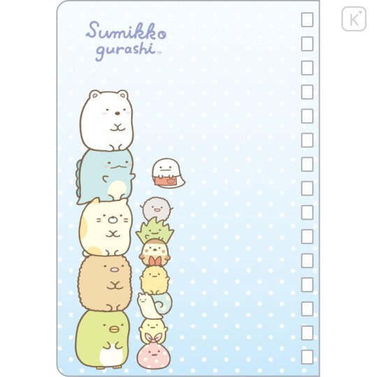 Japan San-X Sticker Notebook - Sumikko Gurashi : Light Blue - 5