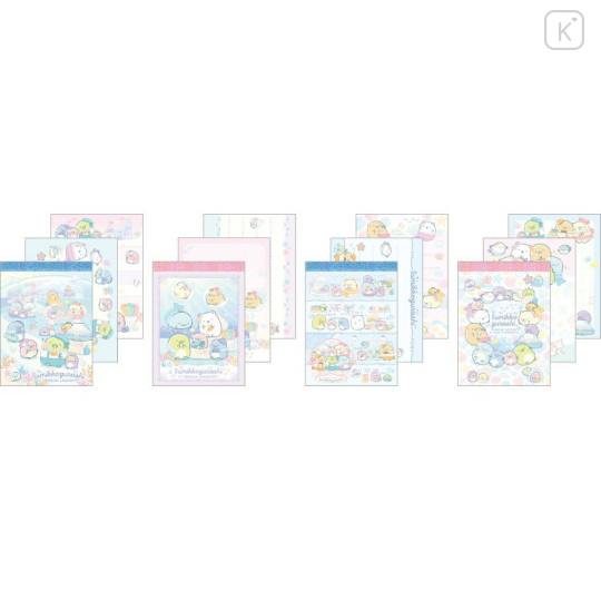 Japan San-X Mini Notepad Set - Sumikko Gurashi : Penguin Lagoon - 1