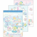 Japan San-X Mini Notepad Set - Sumikko Gurashi : Penguin Lagoon - 2