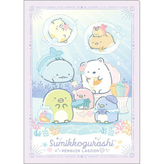 Japan San-X A5 Clear File - Sumikko Gurashi : Penguin Lagoon Companion