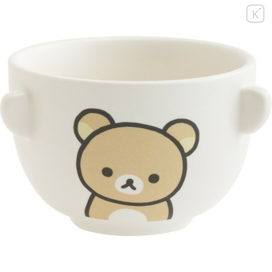 Japan San-X Ceramic Tea Bowl & Melamine Soup Bowl Set - Kiiroitori & Rilakkuma - 2