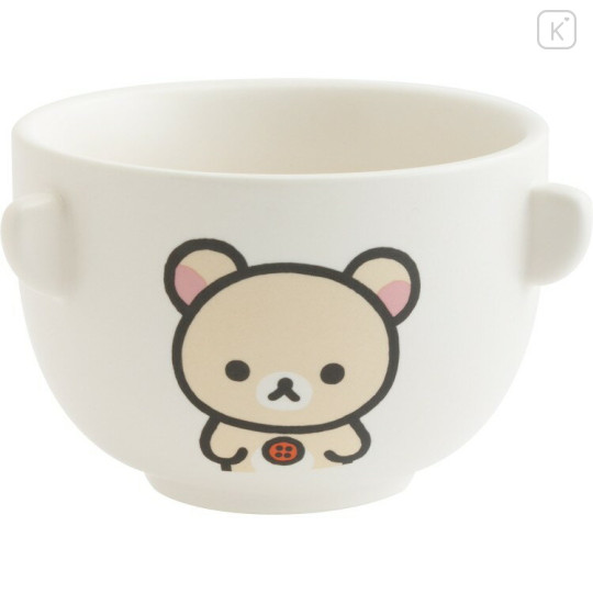 Japan San-X Ceramic Tea Bowl & Melamine Soup Bowl Set - Chairoikoguma & Korilakkuma - 2