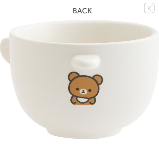 Japan San-X Ceramic Tea Bowl & Melamine Soup Bowl Set - Chairoikoguma & Korilakkuma - 3