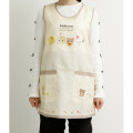 Japan San-X Apron - Rilakkuma : Basic Rilakkuma Favorite Things Light Brown - 3