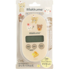 Japan San-X Kitchen Timer - Rilakkuma : Basic Rilakkuma Favorite Things Light Brown