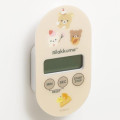 Japan San-X Kitchen Timer - Rilakkuma : Basic Rilakkuma Favorite Things Light Brown - 4