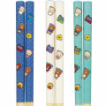 Japan San-X Bamboo Chopsticks 23cm Set - Rilakkuma : Rilakkuma Gaming - 3
