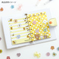 Japan San-X 6 Hole Sticker Binder - Rilakkuma : Hug Yellow - 3