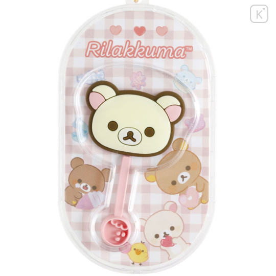 Japan San-X Acrylic Keychain - Korilakkuma : Chocolate Style - 3