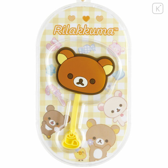 Japan San-X Acrylic Keychain - Rilakkuma : Chocolate Style - 3