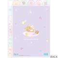 Japan San-X 5 Pockets A4 Index File Holder - Rilakkuma : Baby Purple - 2