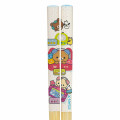 Japan San-X Bamboo Chopsticks 16.5cm - Rilakkuma : Rilakkuma Gaming White - 3