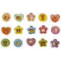 Japan San-X Sparkly Marble Sticker Flakes - Rilakkuma : Hug Yellow - 2