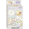 Japan San-X Boxed Adhesive Bandage - Rilakkuma : Basic Rilakkuma Flower - 1