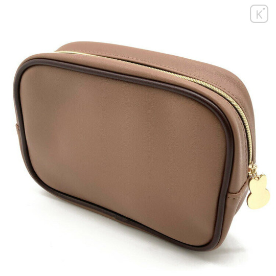 Japan Miffy Clear Cosmetic Pouch - Miffy : Dolce Brown - 2