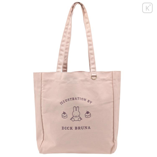 Japan Miffy Tote Bag - Miffy : Dolce Pale Pink - 1