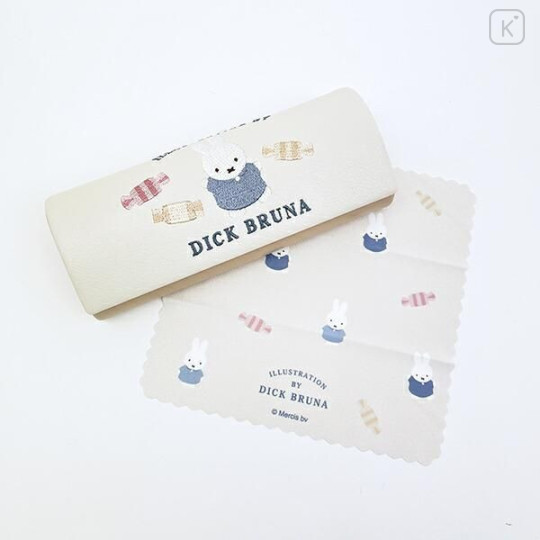Japan Miffy Glasses Case - Miffy : Dolce Beige - 1