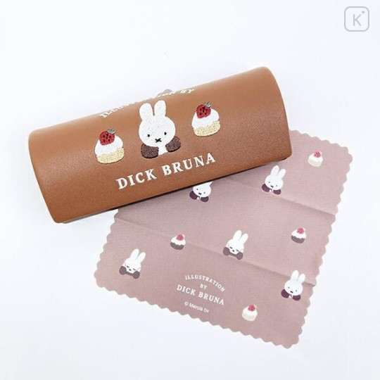Japan Miffy Glasses Case - Miffy : Dolce Brown - 1