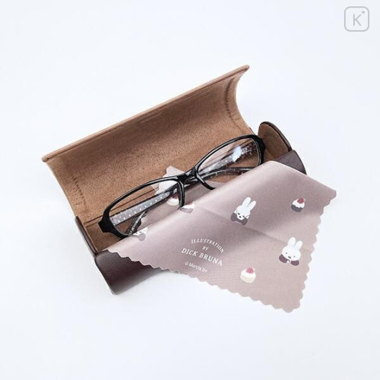Japan Miffy Glasses Case - Miffy : Dolce Brown - 3