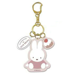 Japan Miffy Acrylic Keychain 3 Charm - Miffy : Dolce Pale Pink