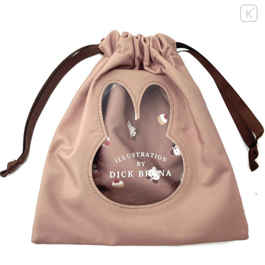 Japan Miffy Drawstring Bag - Miffy : Dolce Brown - 1