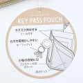 Japan Miffy Key Pass Pouch with Reel - Miffy : Dolce Brown - 3