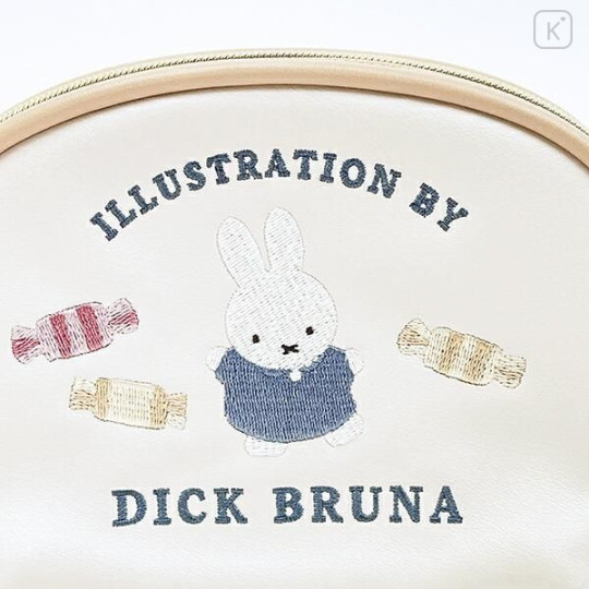 Japan Miffy Pouch & Tissue Case - Miffy : Dolce Beige - 2