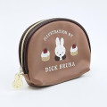 Japan Miffy Pouch & Tissue Case - Miffy : Dolce Brown - 2
