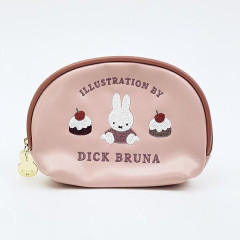 Japan Miffy Pouch & Tissue Case - Miffy : Dolce Pale Pink