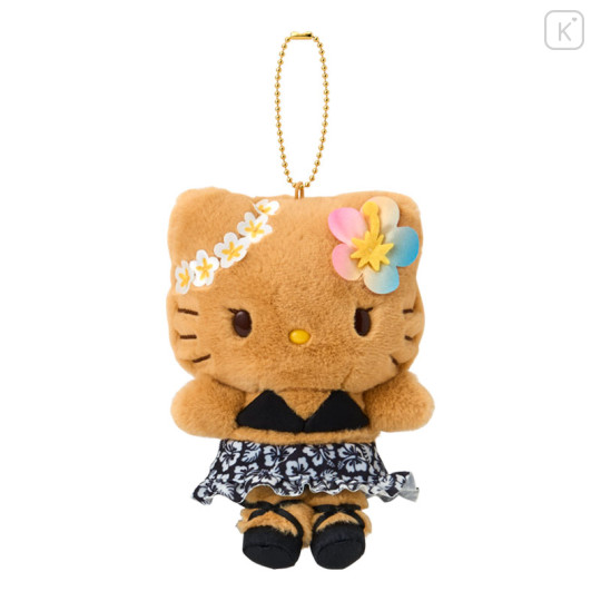 Japan Sanrio Original Mascot Holder - Hello Kitty : Endless Summer Vacation Black - 1