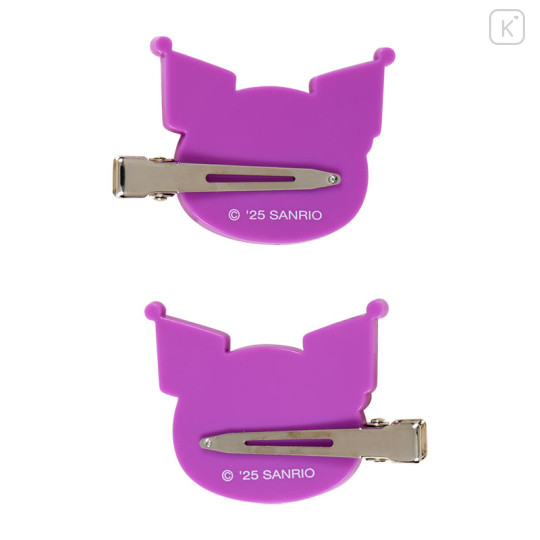 Japan Sanrio Original Bangs Clip Set - Kuromi : Endless Summer Vacation - 3