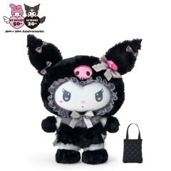 Japan Sanrio Original Soft Vinyl Face Doll - Kuromi : Melousa Romiusa