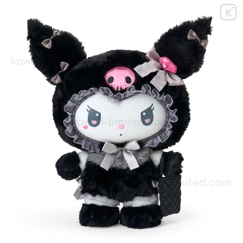 Japan Sanrio Original Soft Vinyl Face Doll - Kuromi