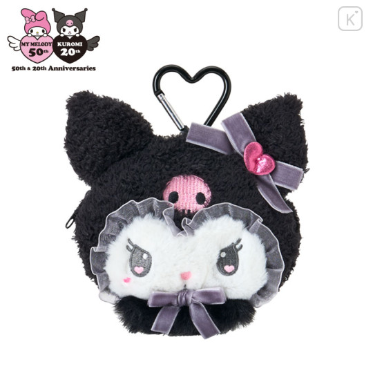 Japan Sanrio Original Mini Pouch - Kuromi : Melousa Romiusa - 1