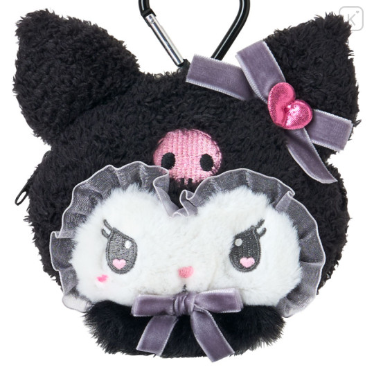 Japan Sanrio Original Mini Pouch - Kuromi : Melousa Romiusa - 2