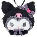 Japan Sanrio Original Mini Pouch - Kuromi : Melousa Romiusa - 2