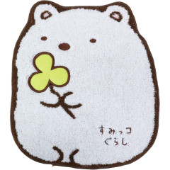 Japan San-X Die-cut Jacquard Mini Towel - Sumikko Gurashi : Shirokuma Polar Bear