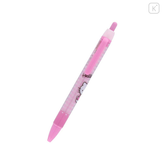 Japan Sanrio Ballpoint Pen - Hello Kitty : Gingham Pink - 2